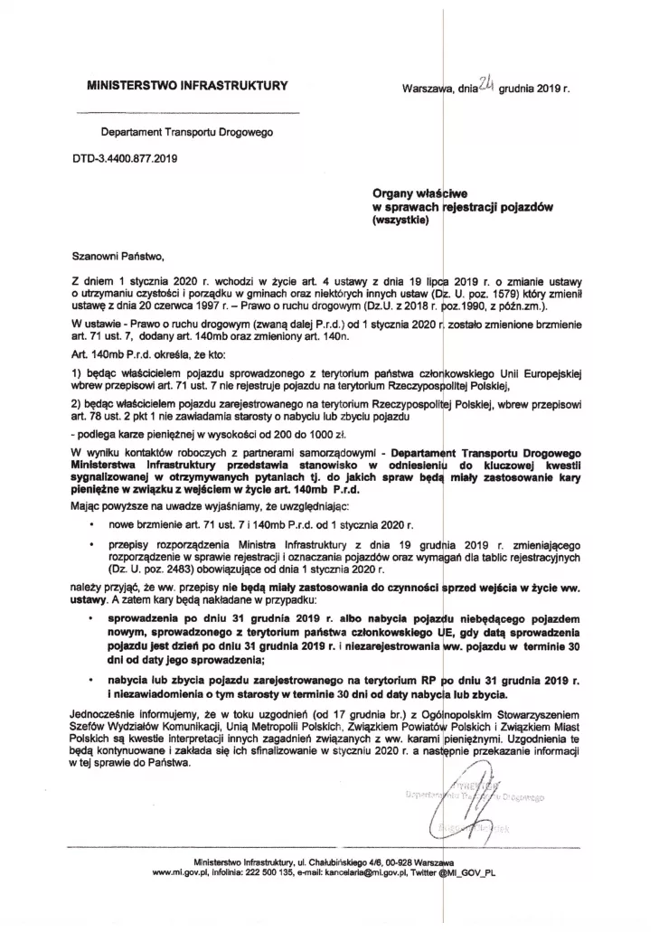 Daj odpocząć urzędnikom Wydziału Komunikacji! Masz czas!